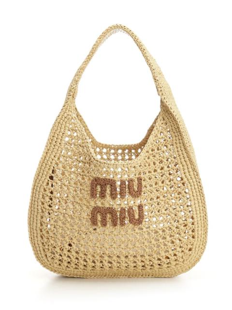 Miu Miu Miu Miu Women Woven Fabric Bag