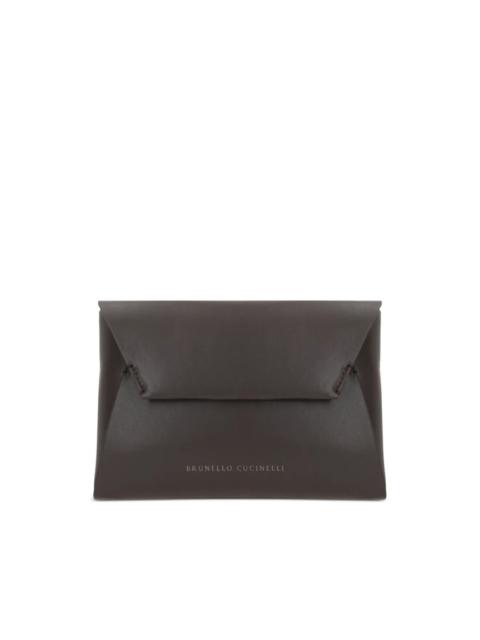 Brunello Cucinelli LEATHER DUO CLUTCH