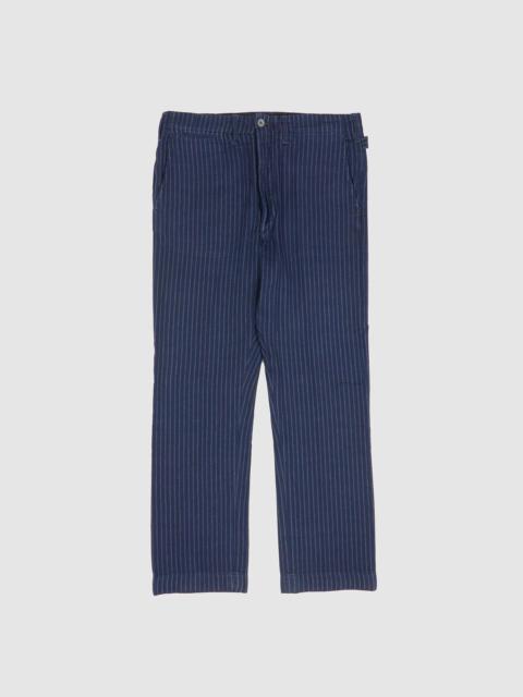 RRL by Ralph Lauren Double RL Engineered Fit Indigo Striped Trousers