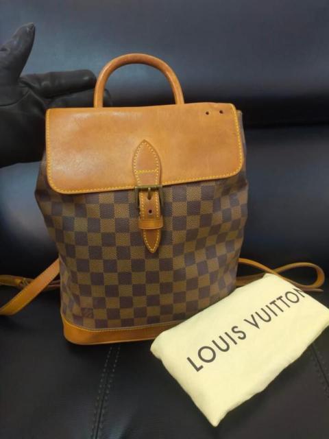 Louis Vuitton Auth LOUIS VUITTON Damier Ebene Centenaire Soho Backpack