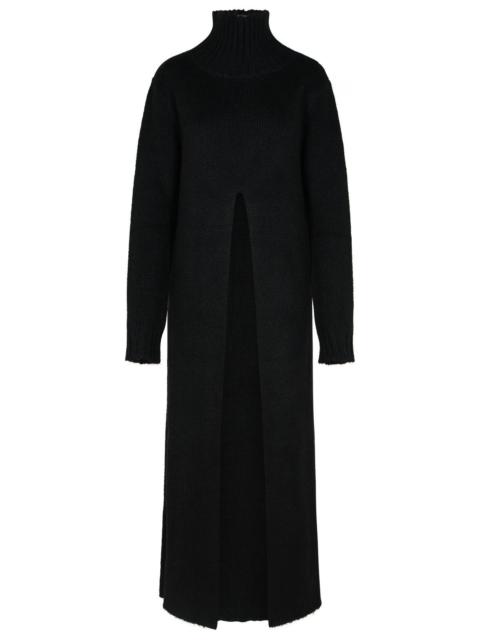Jil Sander Jil Sander Alpaca Blend Dress Black