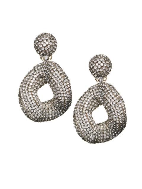 SACHIN & BABI KATE EARRINGS - CLEAR CRYSTALS