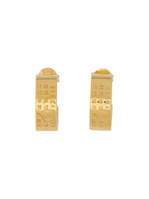 MM6 Maison Margiela Logo Earrings