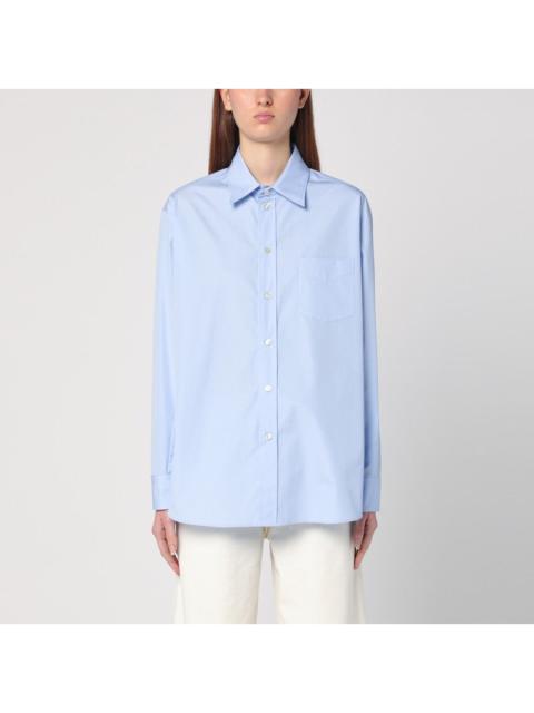 Etro ETRO Light blue shirt with back print