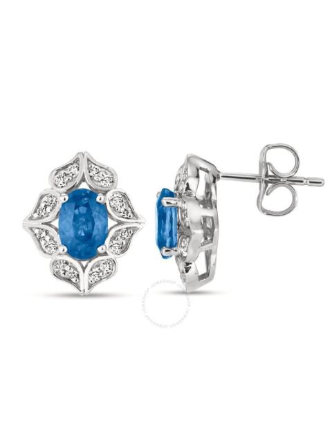 Other Designers Le Vian  Blueberry Sapphire Earrings set in 14K Vanilla Gold