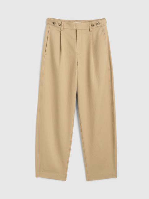 Madewell The Barrel-Leg Pant in Drapey Twill