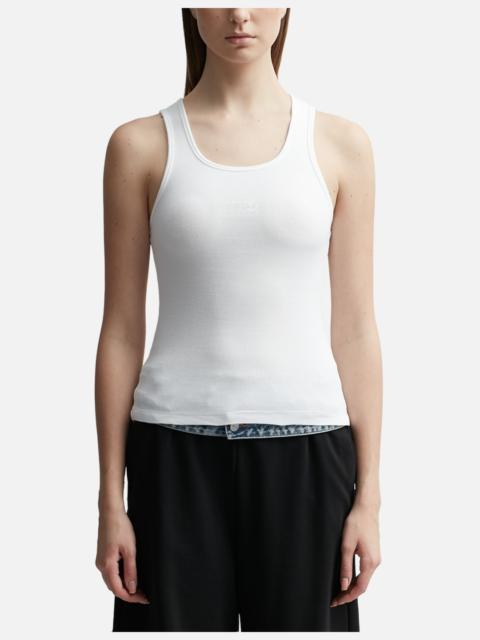 MM6 Maison Margiela COTTON RIB JERSEY VEST TOP