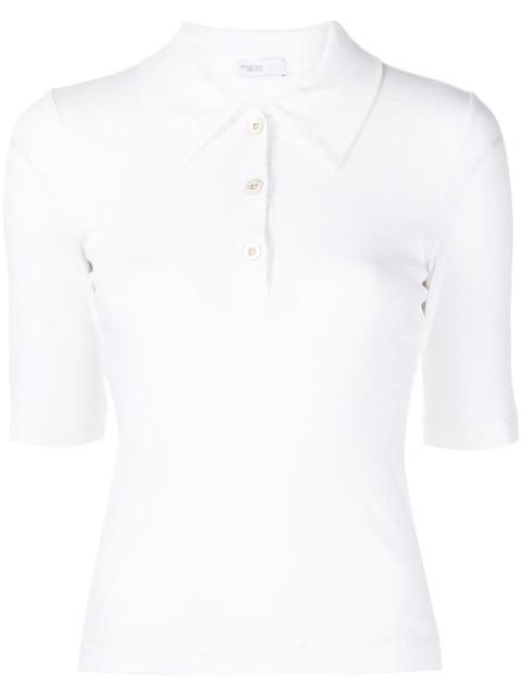 ROSETTA GETTY short-sleeve cotton polo shirt