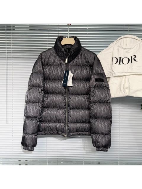 Dior DIOR monogram print down jacket