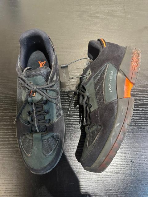 Louis Vuitton Louis Vuitton LV AView Suede-Paneled Monogram Casual Sneakers