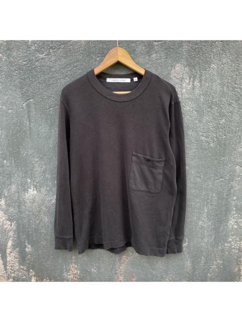 Other Designers Faded Lemaire x Uniqlo Single Pocket Longsleeve Tshirt