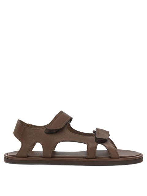 AURALEE Auralee Low Leather Sandals