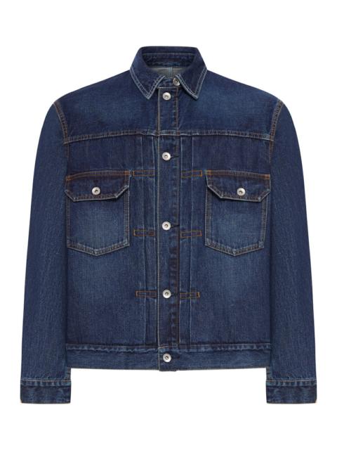 sacai Sacai Men Cotton Denim Jacket