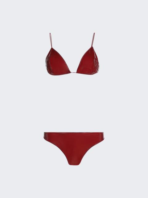 Oséree Microkini Two Piece Swimsuit Cabernet