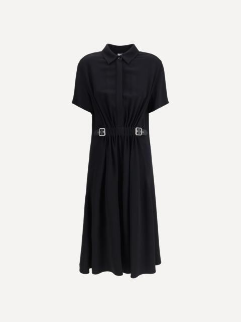 Loewe Belted Dress lightweight stretch viscose cady
