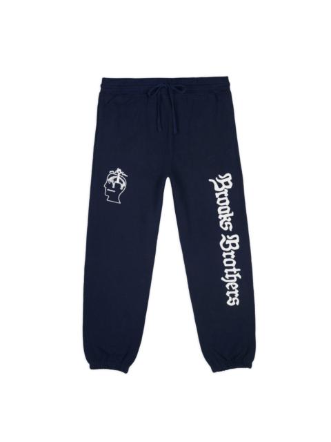 BRAIN DEAD Brooks Brothers California Collegiate Sweatpant - Navy