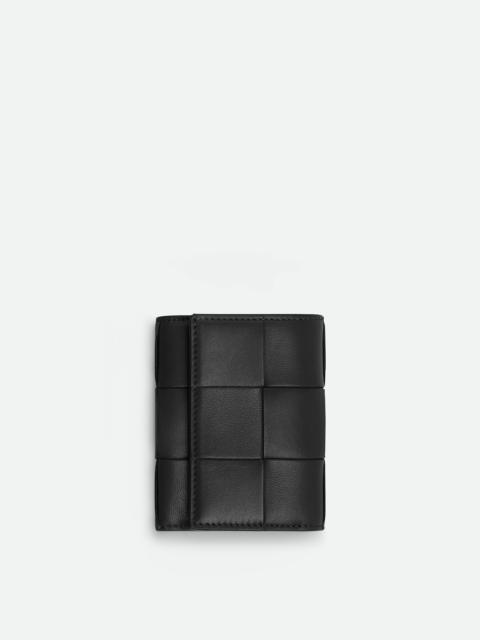 Bottega Veneta Cassette Tri-Fold Zip Wallet