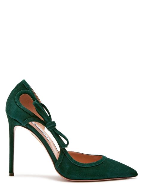 AQUAZZURA Aquazzura Soave 105 Suede Pumps