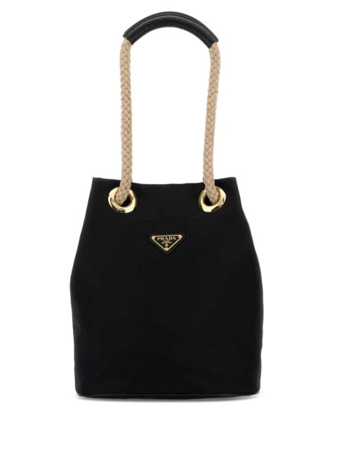 Prada Prada Women Black Re-Nylon Prada Mariner Bucket Bag