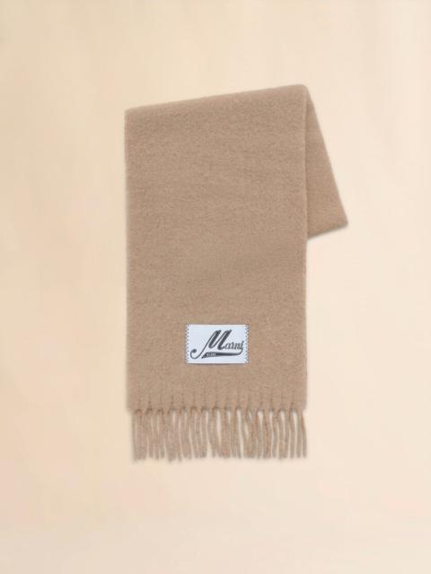 Marni LIGHT PINK ALPACA SCARF