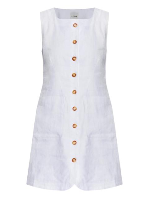 POSSE linen mini dress