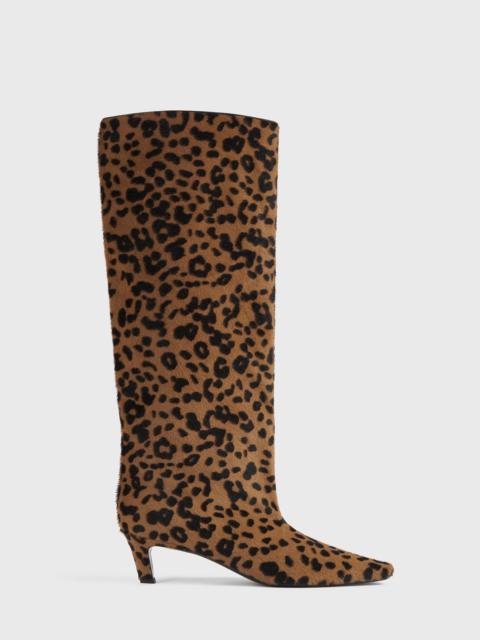Totême The Wide Shaft Boot leopard