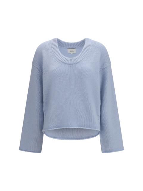 Loulou de Saison Loulou De Saison Derry U Neck Cashmere Sweater Light Blue