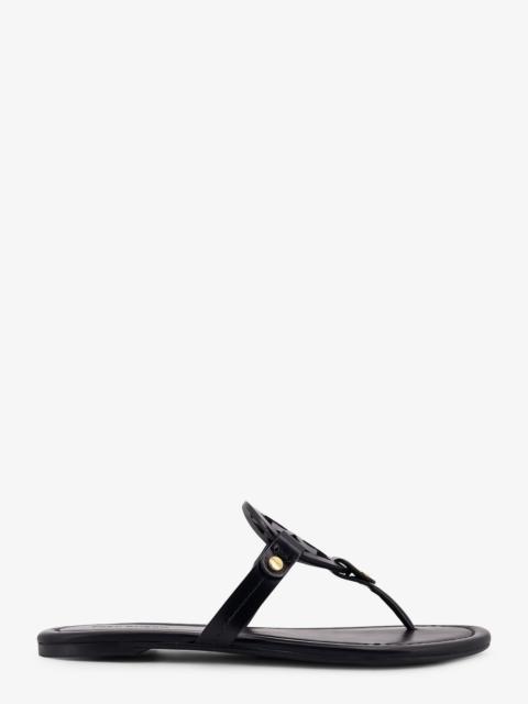 TORY BURCH Tory Burch Miller Leather Thong Sandals Black