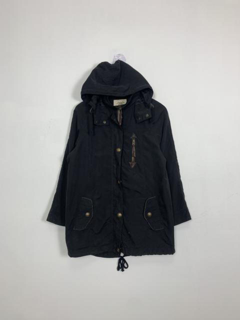 Other Designers Japanese Brand - Vintage Sky Bomber Multi Pocket Hoodie Jacket J0907