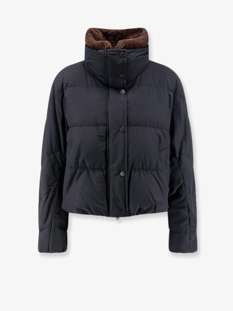 Brunello Cucinelli Brunello Cucinelli Women Down Jacket With Shearling Collar