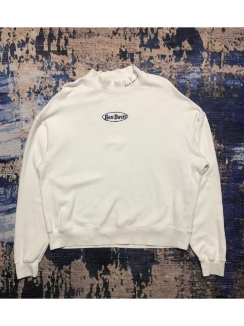 Other Designers Ben Davis Center Spell Out White Sweatshirt Oversized Style