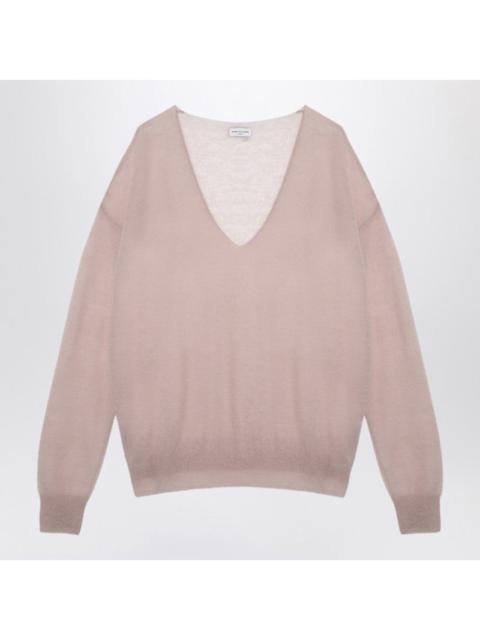 Dries Van Noten Light Pink Sweater In Wool Blend Women