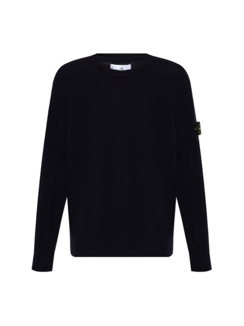 Stone Island Compass-motif wool sweatshirt