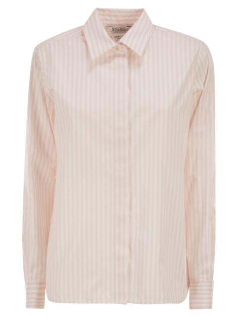 Max Mara Maxmara Women Mxmaccenni - Striped Poplin Shirt