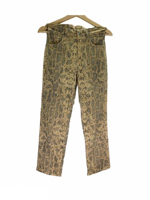 Other Designers Vintage - Vintage Saez Merino Cimaron Snake Skin Printed Pant hysteric