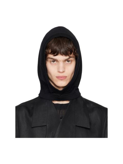 Rick Owens Black Hollywood Cashmere Hood