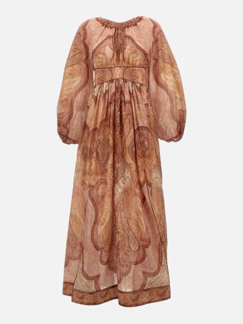 Zimmermann Midi dress with long sleeves