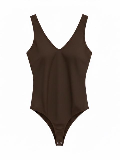 AGOLDE Tora Bodysuit in Carob