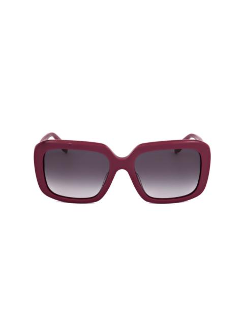 adidas Adidas Ladies Purple Rectangular Sunglasses OR0065-1