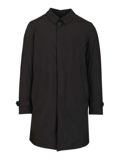 Herno Padded Trench Tech Nylon Prometeo Coats Black