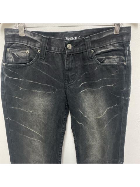 Other Designers If Six Was Nine Flare Kui Distressed Denim Black