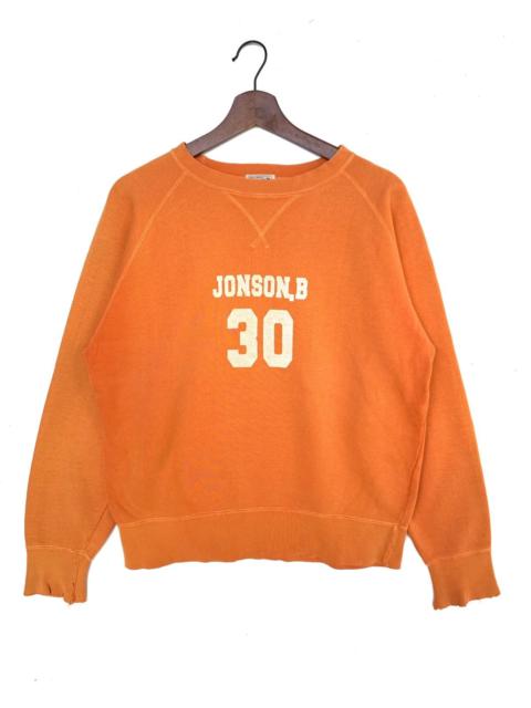 Other Designers Vintage Johnson.B 30 Distress Sweatshirt/Orange Colour