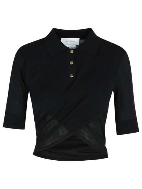 Sportmax Sportmax 'Shaker' Black Cotton Sweater Women