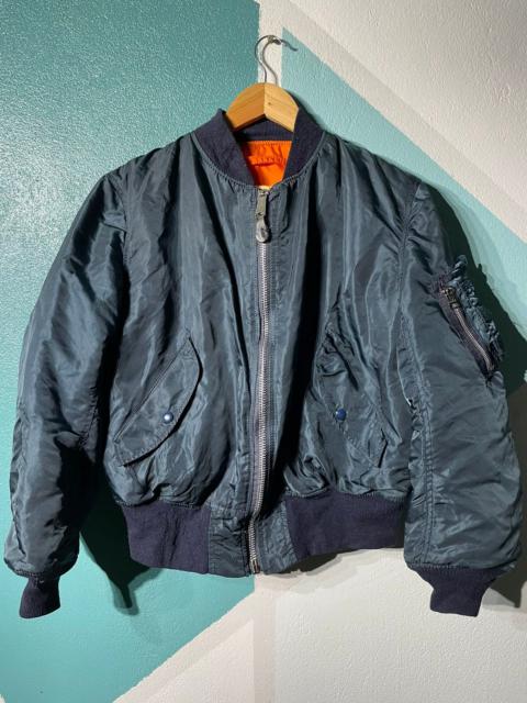 Vintage - DELETE IN 24h‼️ Alpha Industries nylon green bomber