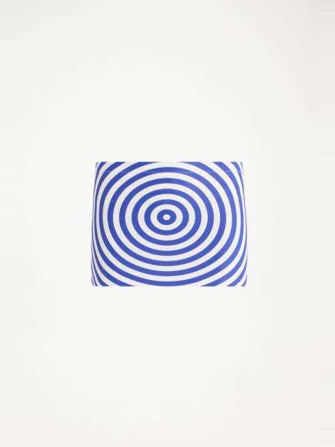 Jean Paul Gaultier THE BLUE TARGET MINI SKIRT