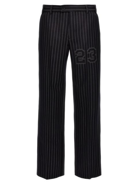 Off-White Off-White Men '23 Pinstripes' Trousers