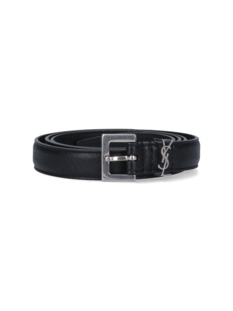 SAINT LAURENT MONOGRAM BELT