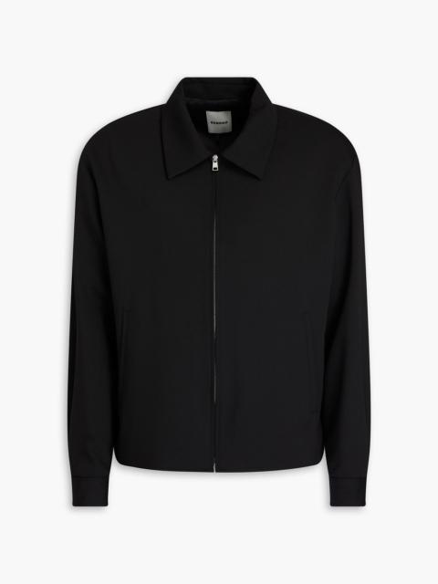Sandro Wool-blend crepe jacket
