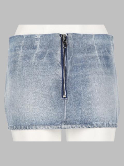 Alexander Wang Alexander Wang Women Minigonna In Denim Lucido