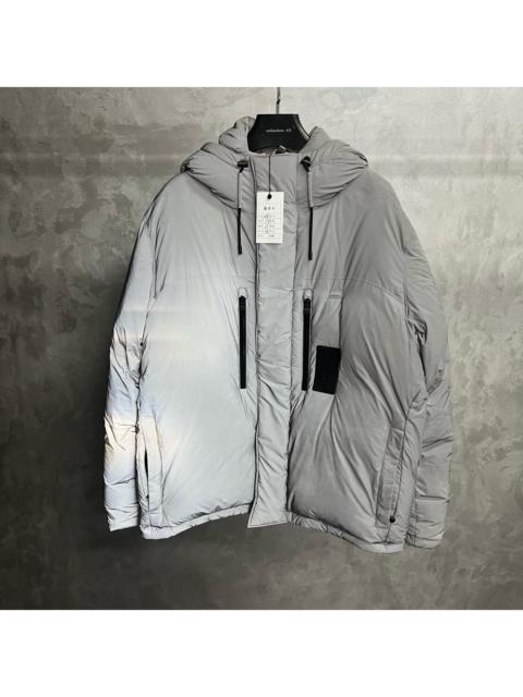 Louis Vuitton Louis Vuitton grey 3M reflective offset printed logo down jacket